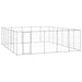 Padoc pentru câini de exterior, 36,3 m², oțel galvanizat - WALTI WALTI