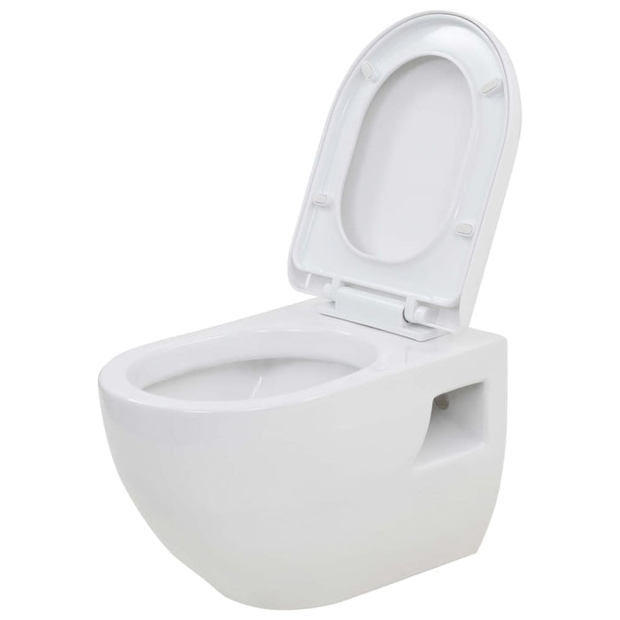 Vas toaletă suspendat cu rezervor încastrat înalt, ceramică - WALTI WALTI