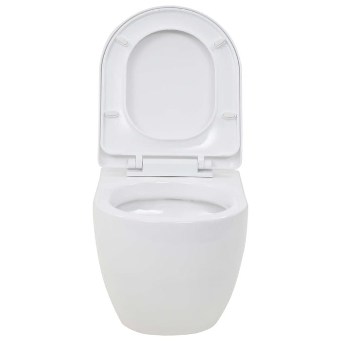 Vas toaletă suspendat cu rezervor încastrat înalt, ceramică - WALTI WALTI