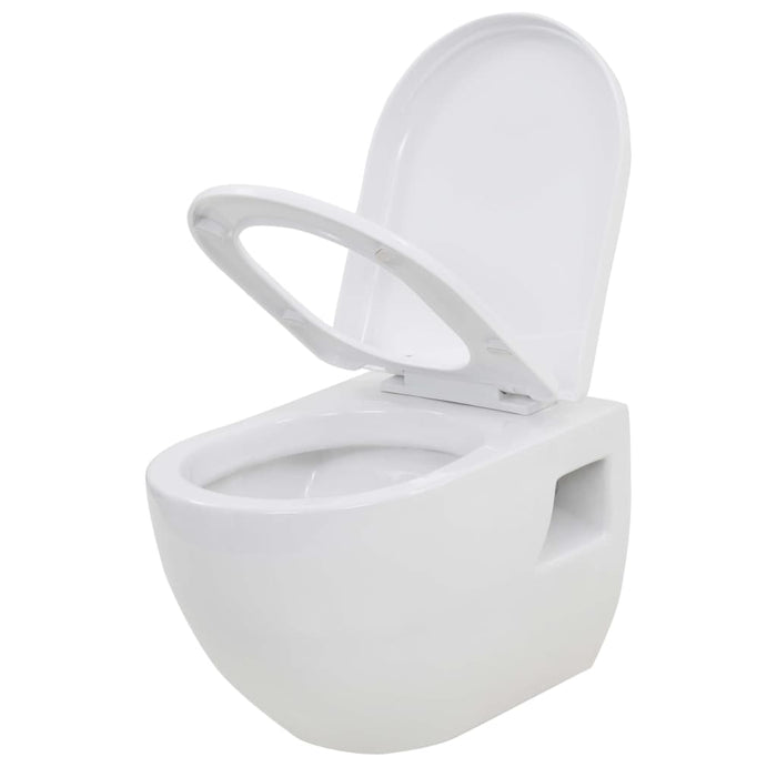 Vas toaletă suspendat cu rezervor încastrat înalt, ceramică - WALTI WALTI