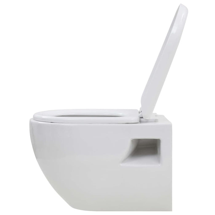 Vas toaletă suspendat cu rezervor încastrat înalt, ceramică - WALTI WALTI