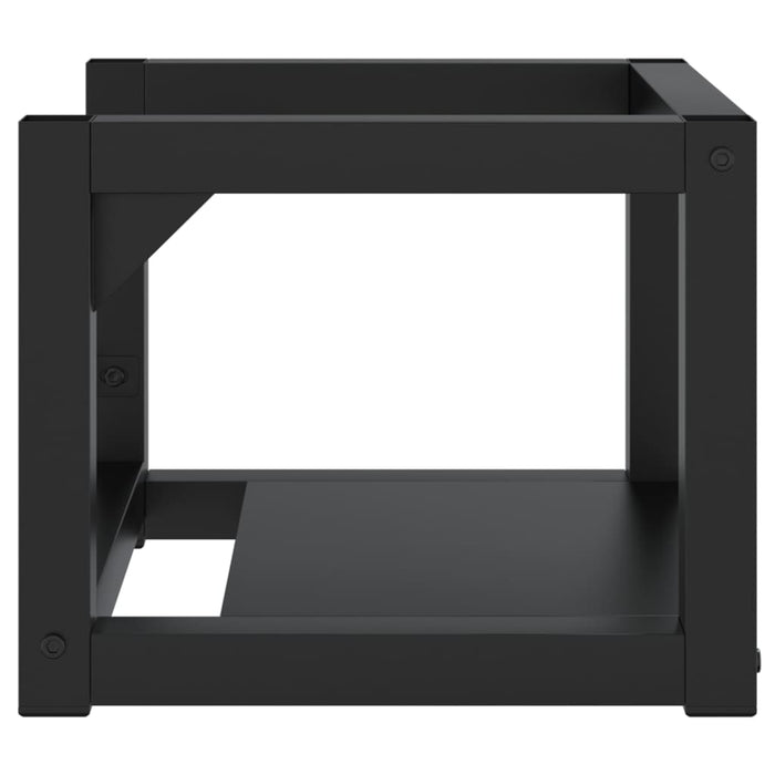 Cadru chiuvetă de baie pentru perete, negru, 40x38x31 cm, fier - WALTI WALTI