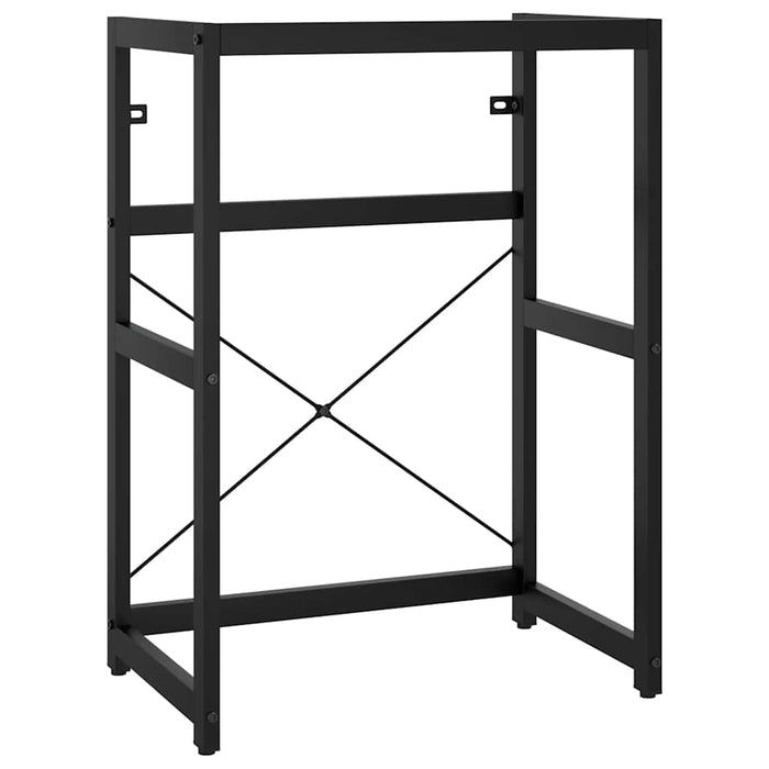 Cadru chiuvetă de baie, negru, 59x38x83 cm, fier - WALTI WALTI