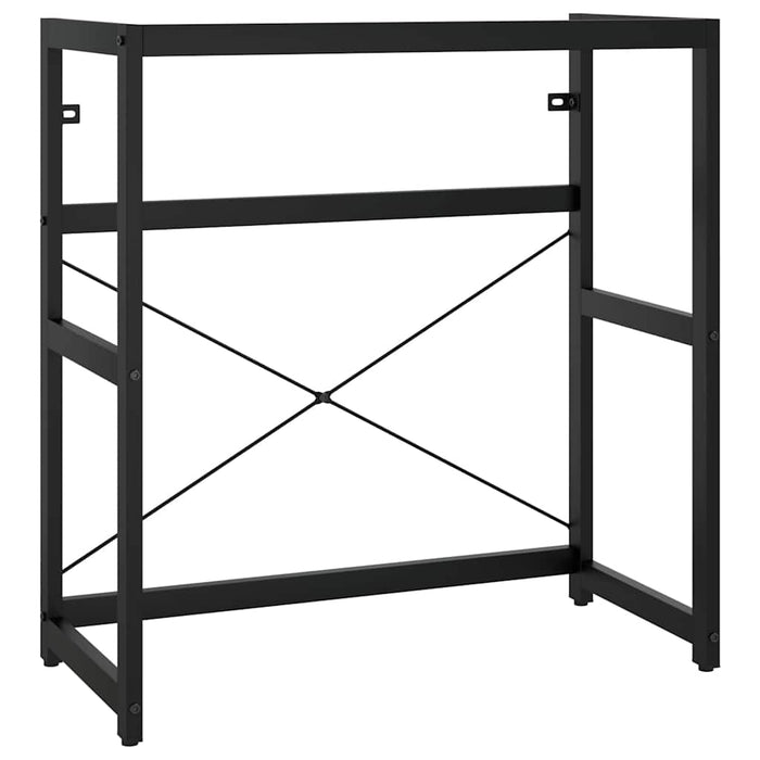 Cadru chiuvetă de baie, negru, 79x38x83 cm, fier - WALTI WALTI