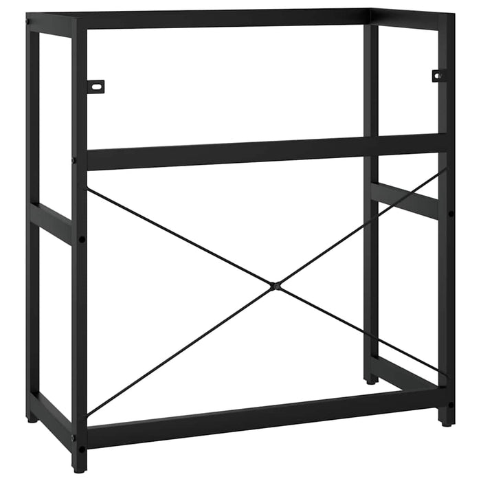 Cadru chiuvetă de baie, negru, 79x38x83 cm, fier - WALTI WALTI