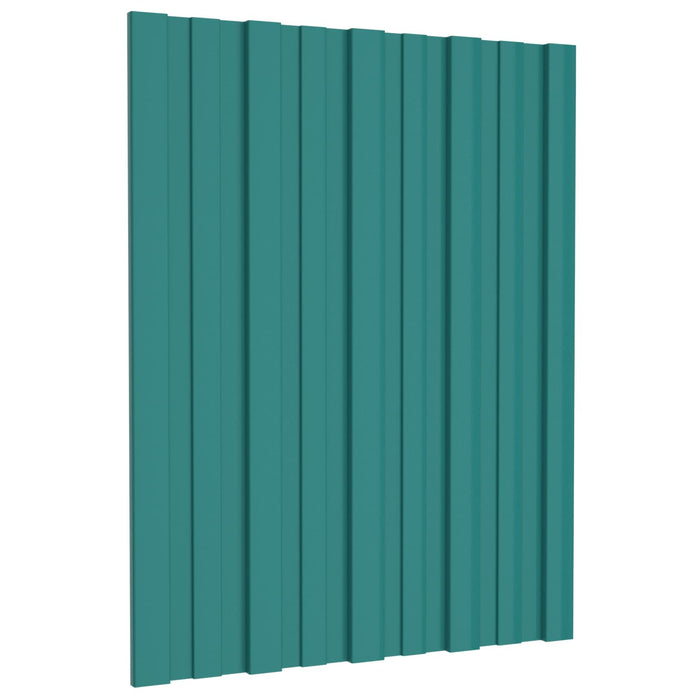 Panou de acoperiș 36 pcs Verde 60 x 45 cm Oțel galvanizat - WALTI WALTI