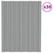 Panou de acoperiș 36 pcs Gri 60 x 45 cm Oțel galvanizat - WALTI WALTI