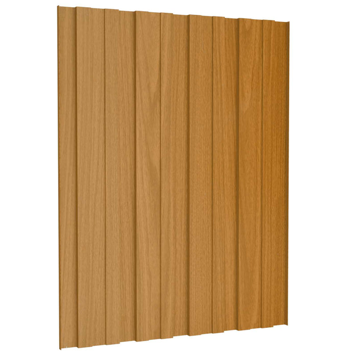 Panou de acoperiș 12 pcs natural 60 x 45 cm Oțel galvanizat - WALTI WALTI