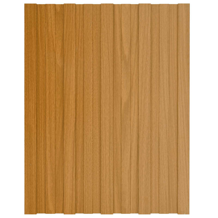 Panou de acoperiș 12 pcs natural 60 x 45 cm Oțel galvanizat - WALTI WALTI