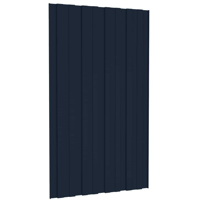 Panou de acoperiș 36 pcs Antracit 80 x 45 cm Oțel galvanizat - WALTI WALTI