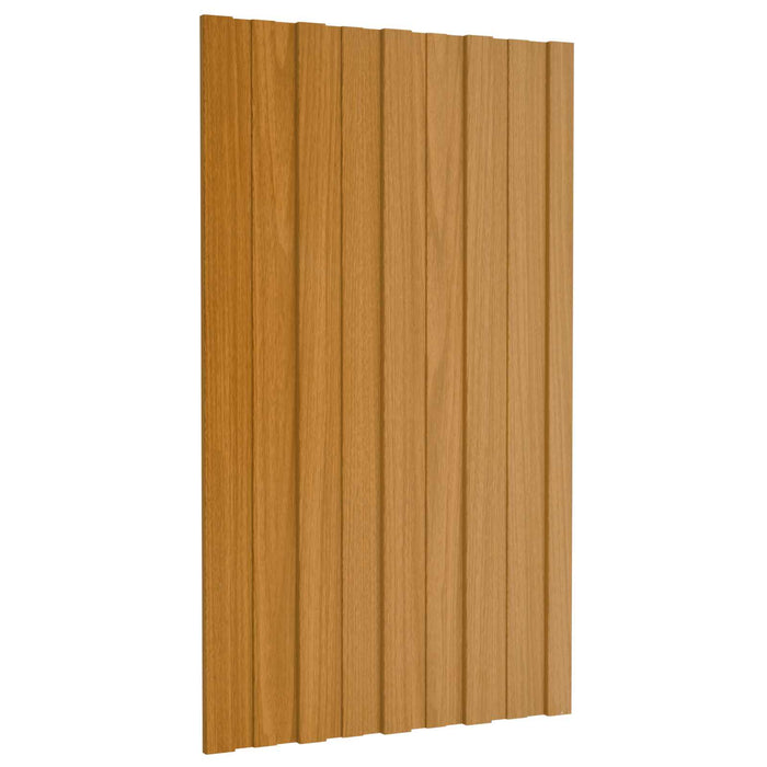 Panou de acoperiș 36 pcs natural 80 x 45 cm Oțel galvanizat - WALTI WALTI