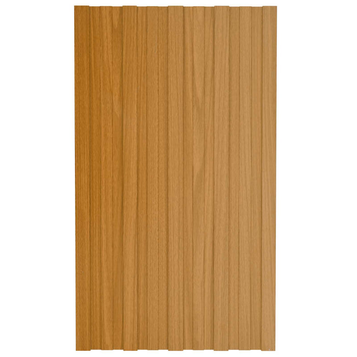 Panou de acoperiș 36 pcs natural 80 x 45 cm Oțel galvanizat - WALTI WALTI