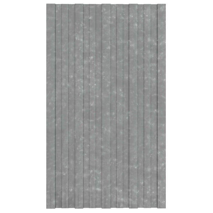 Panou de acoperiș 12 pcs Argintiu 80 x 45 cm Oțel galvanizat - WALTI WALTI