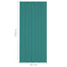 Panou de acoperiș 36 pcs Verde 100 x 45 cm Oțel galvanizat - WALTI WALTI