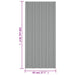 Panou de acoperiș 36 pcs Gri 100 x 45 cm Oțel galvanizat - WALTI WALTI