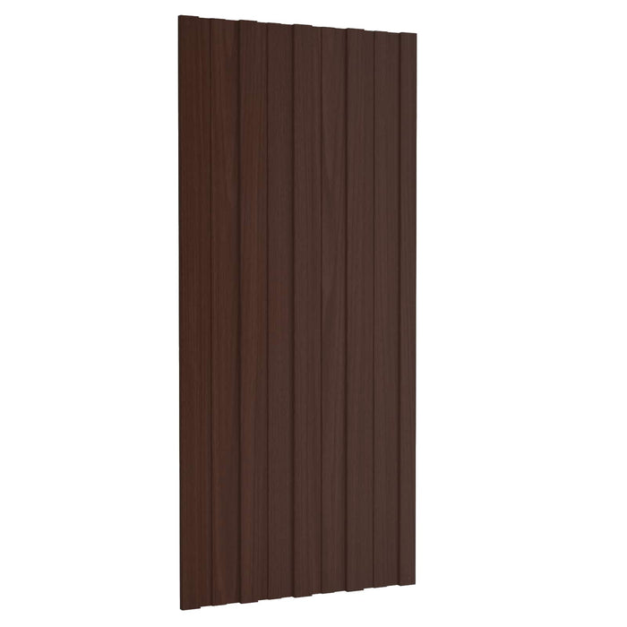 Panou de acoperiș 36 pcs Maro 100 x 45 cm Oțel galvanizat - WALTI WALTI