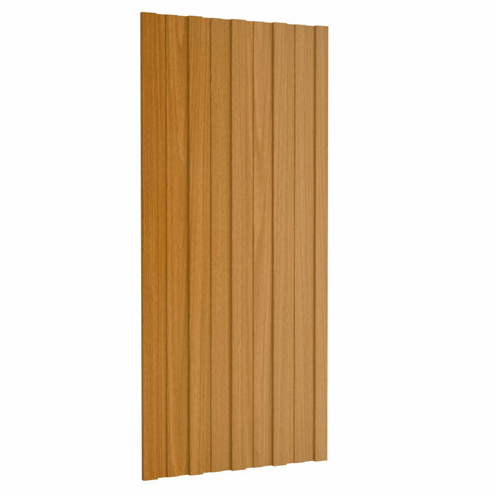 Panou de acoperiș 12 pcs natural 100 x 45 cm Oțel galvanizat - WALTI WALTI