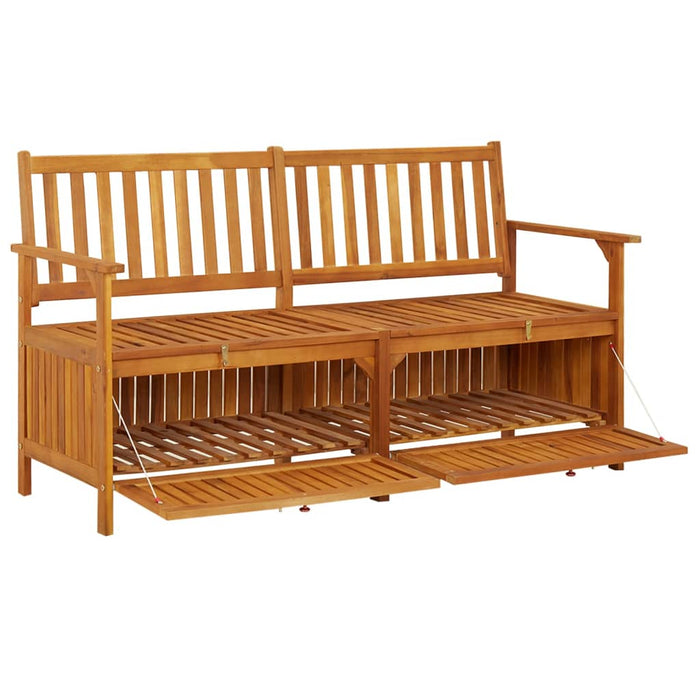 Bancă de depozitare, 148 cm, lemn masiv de acacia - WALTI WALTI