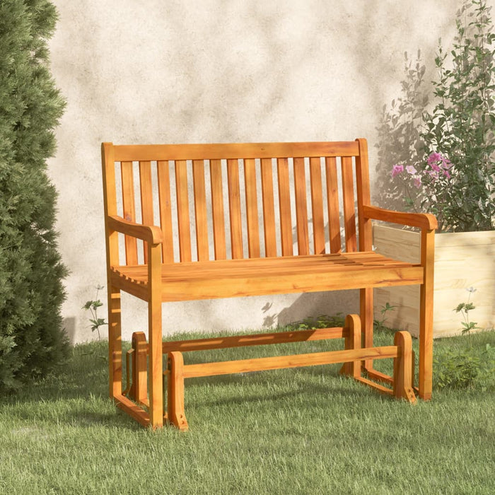 Bancă balansoar de grădină, 110 cm, lemn masiv acacia - WALTI WALTI