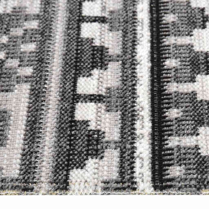 Covor de exterior, gri închis, 100x200 cm, țesătură plată WALTI