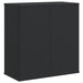 Ladă de perne pentru grădină, negru, 100x49x103,5 cm, ratan PE - WALTI WALTI