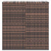 Ladă grădină pentru perne, maro, 100x49x103,5 cm, ratan PE - WALTI WALTI