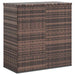 Ladă grădină pentru perne, maro, 100x49x103,5 cm, ratan PE - WALTI WALTI