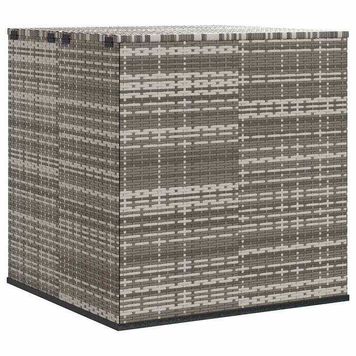 Ladă grădină pentru perne, gri, 100x97,5x104 cm, ratan PE - WALTI WALTI