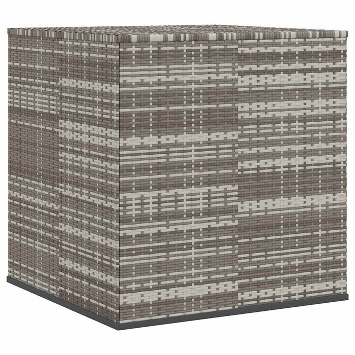 Ladă grădină pentru perne, gri, 100x97,5x104 cm, ratan PE - WALTI WALTI