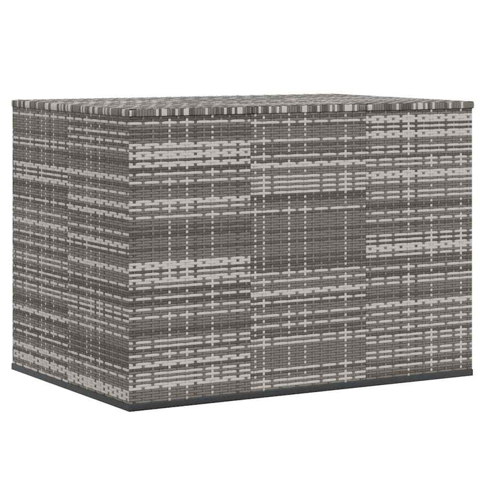 Ladă grădină pentru perne, gri, 145x100x103 cm, ratan PE - WALTI WALTI