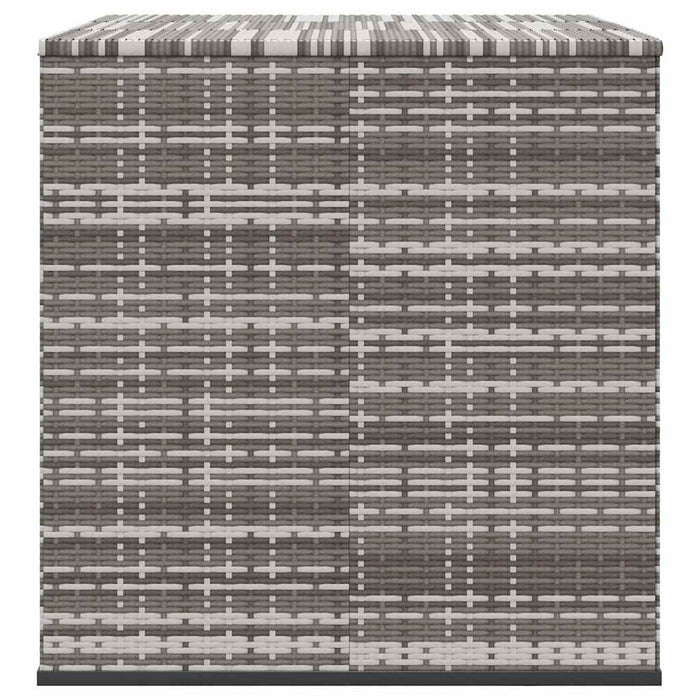 Ladă grădină pentru perne, gri, 145x100x103 cm, ratan PE - WALTI WALTI