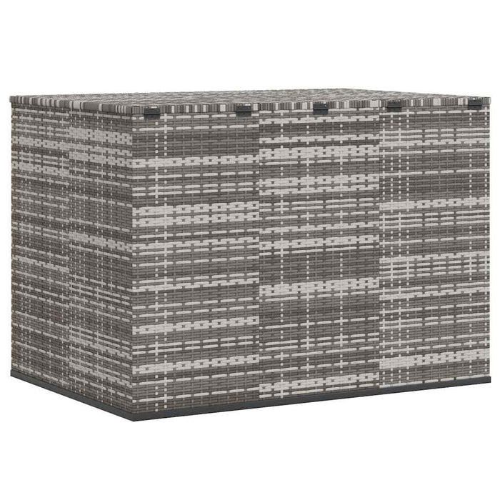 Ladă grădină pentru perne, gri, 145x100x103 cm, ratan PE - WALTI WALTI