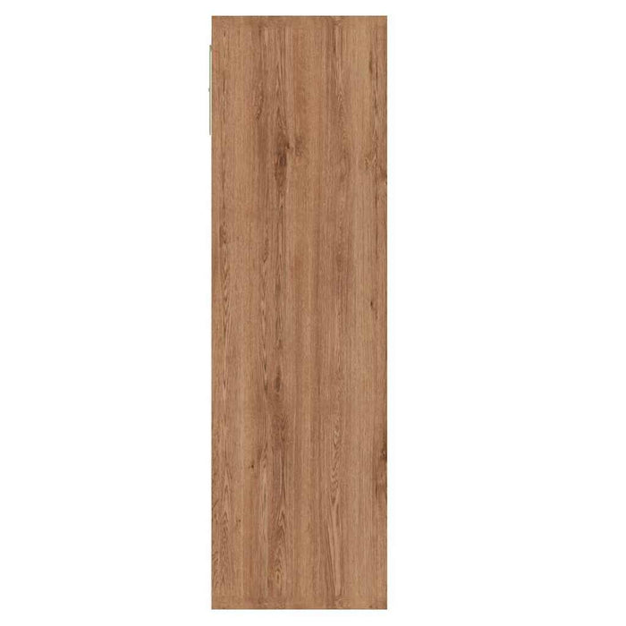 Bibliotecă, stejar maro, 88,5x27,5x88 cm, lemn prelucrat WALTI