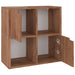 Bibliotecă, stejar maro, 60x27,5x59,5 cm, lemn prelucrat - WALTI WALTI