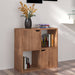 Bibliotecă, stejar maro, 60x27,5x59,5 cm, lemn prelucrat - WALTI WALTI