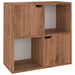 Bibliotecă, stejar maro, 60x27,5x59,5 cm, lemn prelucrat - WALTI WALTI