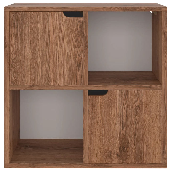 Bibliotecă, stejar maro, 60x27,5x59,5 cm, lemn prelucrat - WALTI WALTI