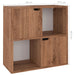 Bibliotecă, stejar maro, 60x27,5x59,5 cm, lemn prelucrat - WALTI WALTI