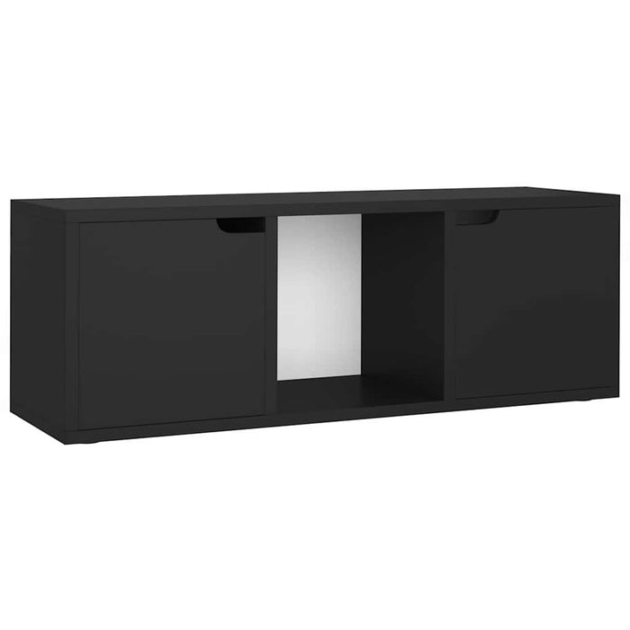 Comodă TV, negru, 88,5x27,5x30,5 cm, lemn prelucrat WALTI