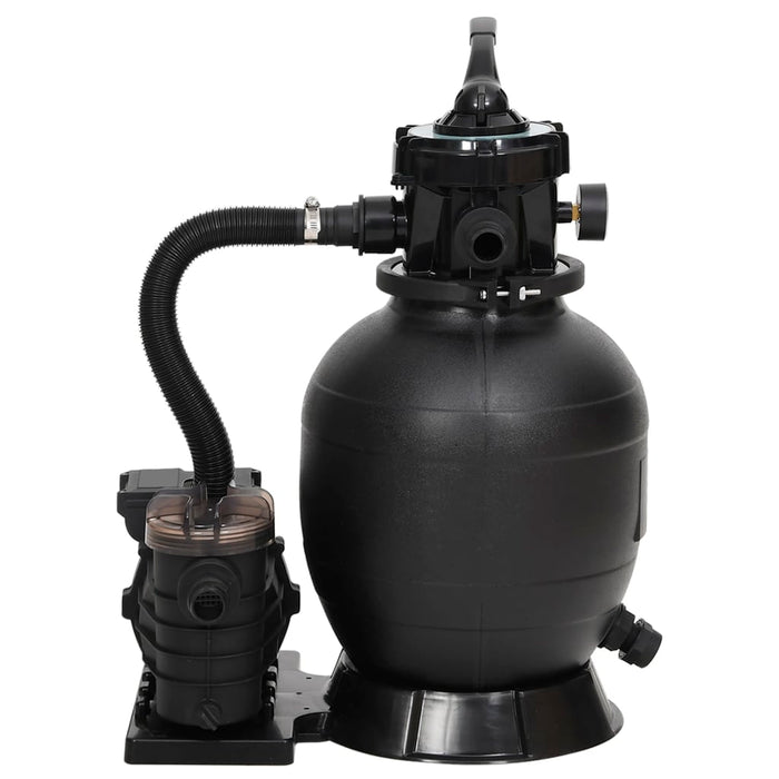 Filtru de nisip pentru piscină cu prefiltru, negru - WALTI WALTI