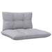 Set mobilier grădină cu perne, 3 piese, gri, lemn masiv pin - WALTI WALTI