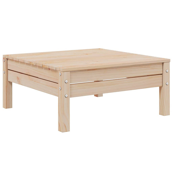 Set mobilier grădină cu perne crem, 3 piese, lemn masiv de pin WALTI