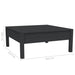 Set mobilier grădină cu perne, 3 piese, negru, lemn masiv pin - WALTI WALTI