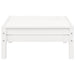 Set mobilier de grădină cu perne, 3 piese, alb, lemn masiv pin - WALTI WALTI