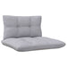 Set mobilier de grădină cu perne gri, 3 piese, lemn masiv pin - WALTI WALTI