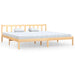 Cadru de pat Super King, 180x200 cm, lemn masiv de pin - WALTI WALTI