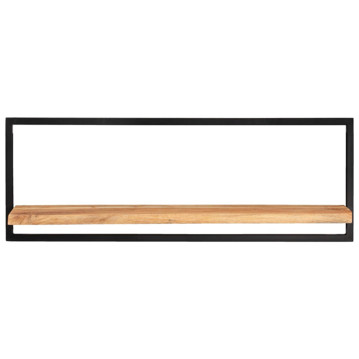 Rafturi de perete 2 buc. 100x24x35 cm lemn masiv acacia/oțel - WALTI WALTI