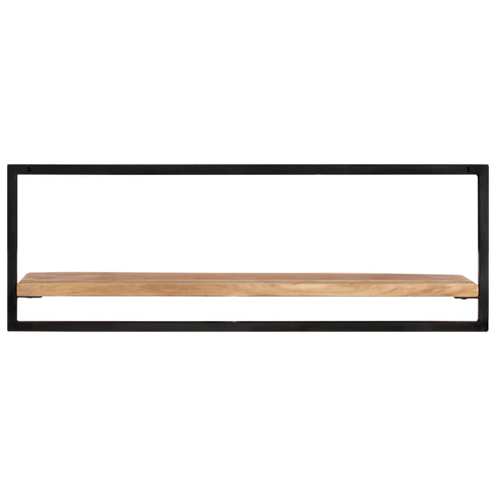 Rafturi de perete 2 buc. 100x24x35 cm lemn masiv acacia/oțel - WALTI WALTI
