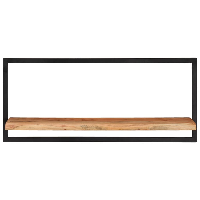 Rafturi de perete 2 buc. 80x25x35 cm lemn masiv acacia/oțel - WALTI WALTI