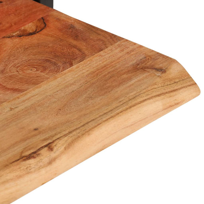 Rafturi de perete 2 buc. 80x25x35 cm lemn masiv acacia/oțel - WALTI WALTI